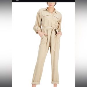INC Brand Khaki jumpsuit. BNWT Sz XS